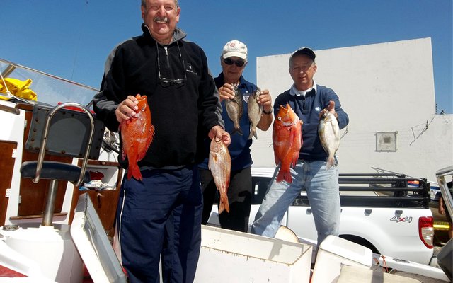 Skipper Piet Duvenage en sy manne, Lance Groeser en Keith Bayley het aan die bootkompetisie deelgeneem en  ‘n dag op die see sê hulle, is altyd iets spesiaals.